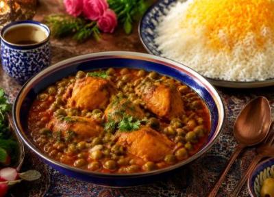 طرز تهیه خورشت نخود فرنگی با مرغ؛ ساده، سریع و خوش طعم طرز تهیه خورشت نخود فرنگی با مرغ؛ ساده، سریع و خوش طعم